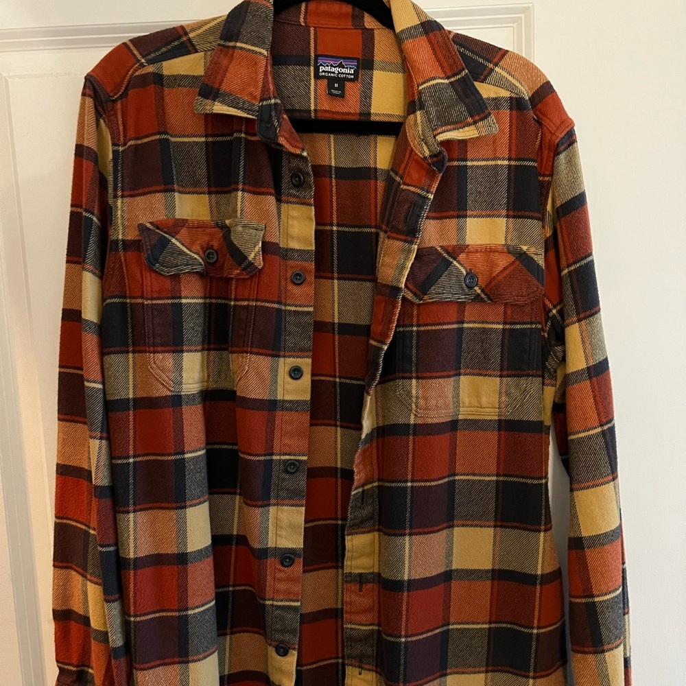 Patagonia fjord heavyweight flannel shirt size medium